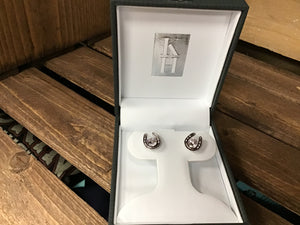 Kelly Herd Stud Earrings - Horseshoe