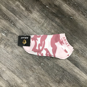 Ariat Pink Camo Socks