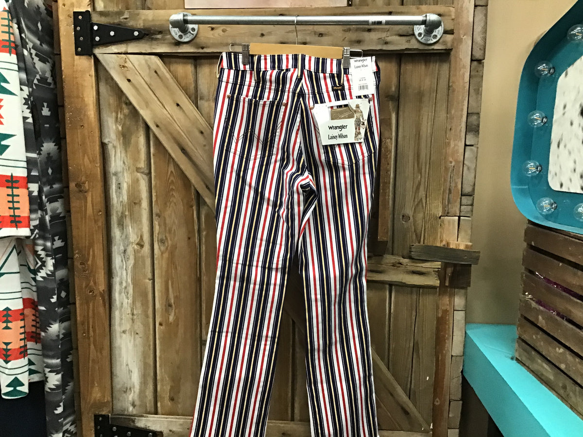 Lainey Wrangler Striped Jeans 28 x 32