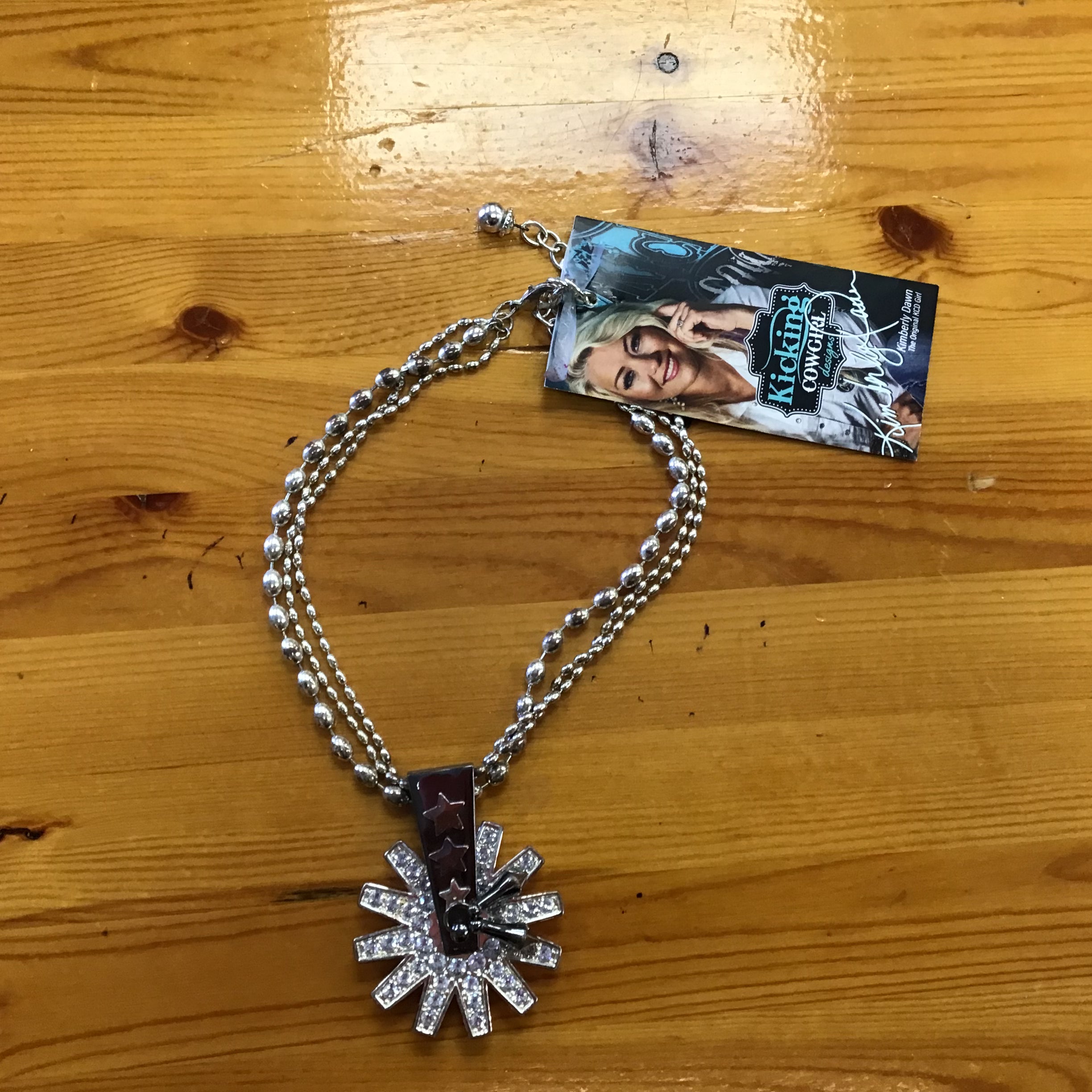 Silver Spur Necklace