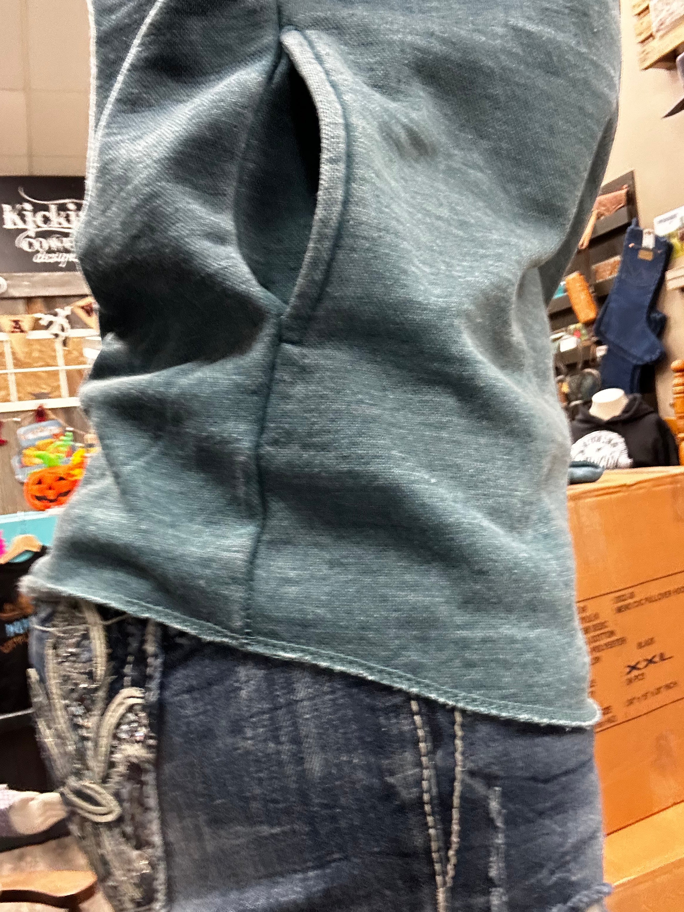 Women’s Teal Hoodie - “Turn and Burn”