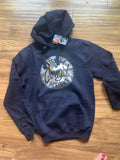 Youth Black Hoodie - Philly Silver Roses