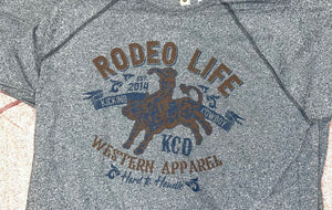 Unisex  Blue Tee - Rodeo Life