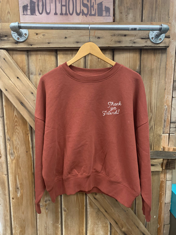 Lainey x Wrangler Crew Sweatshirt - SMALL