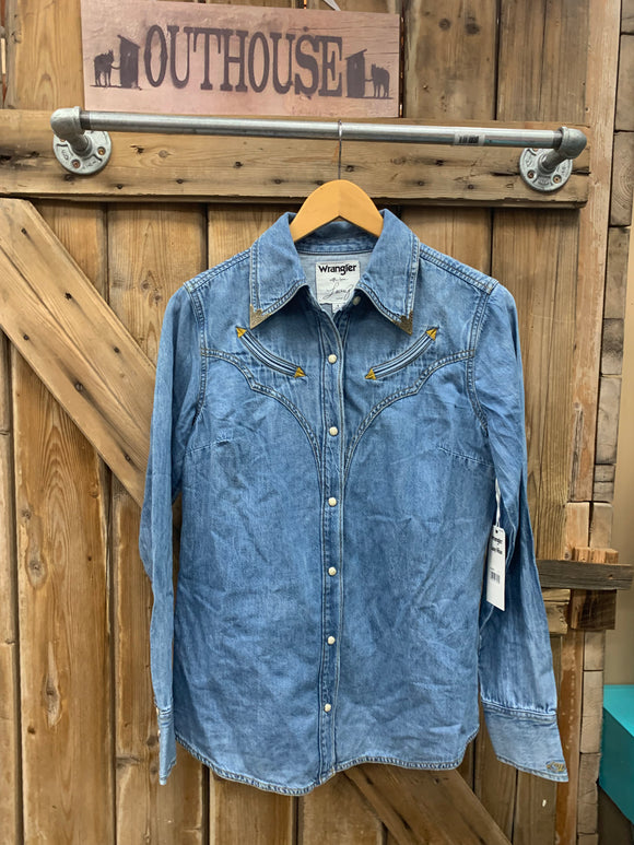 Lainey x Wrangler Denim Shirt SMALL