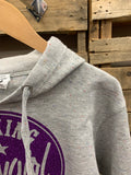 Women’s Birthday Cake Hoodie - Cowgirl Philly Purple Sparkle