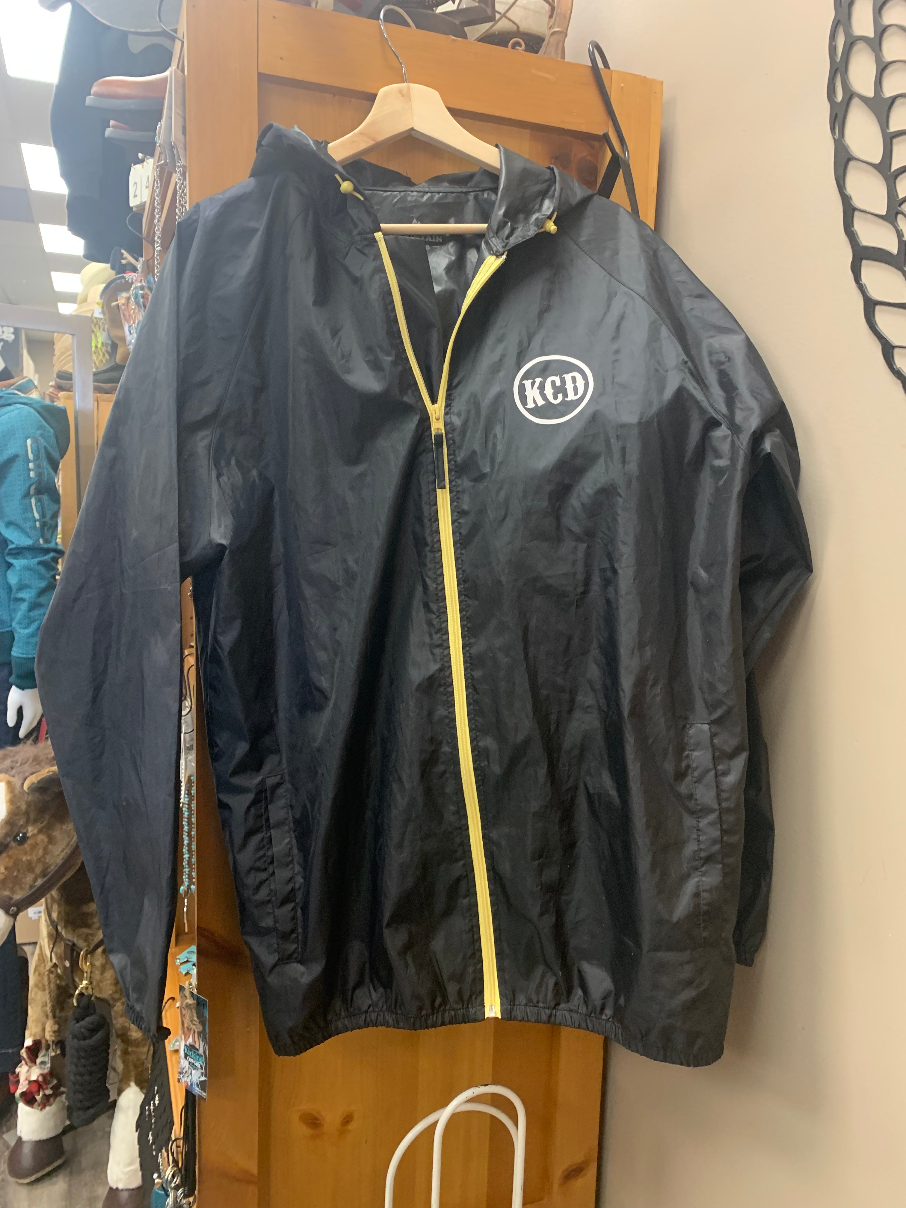 KCD Black Rain Jacket