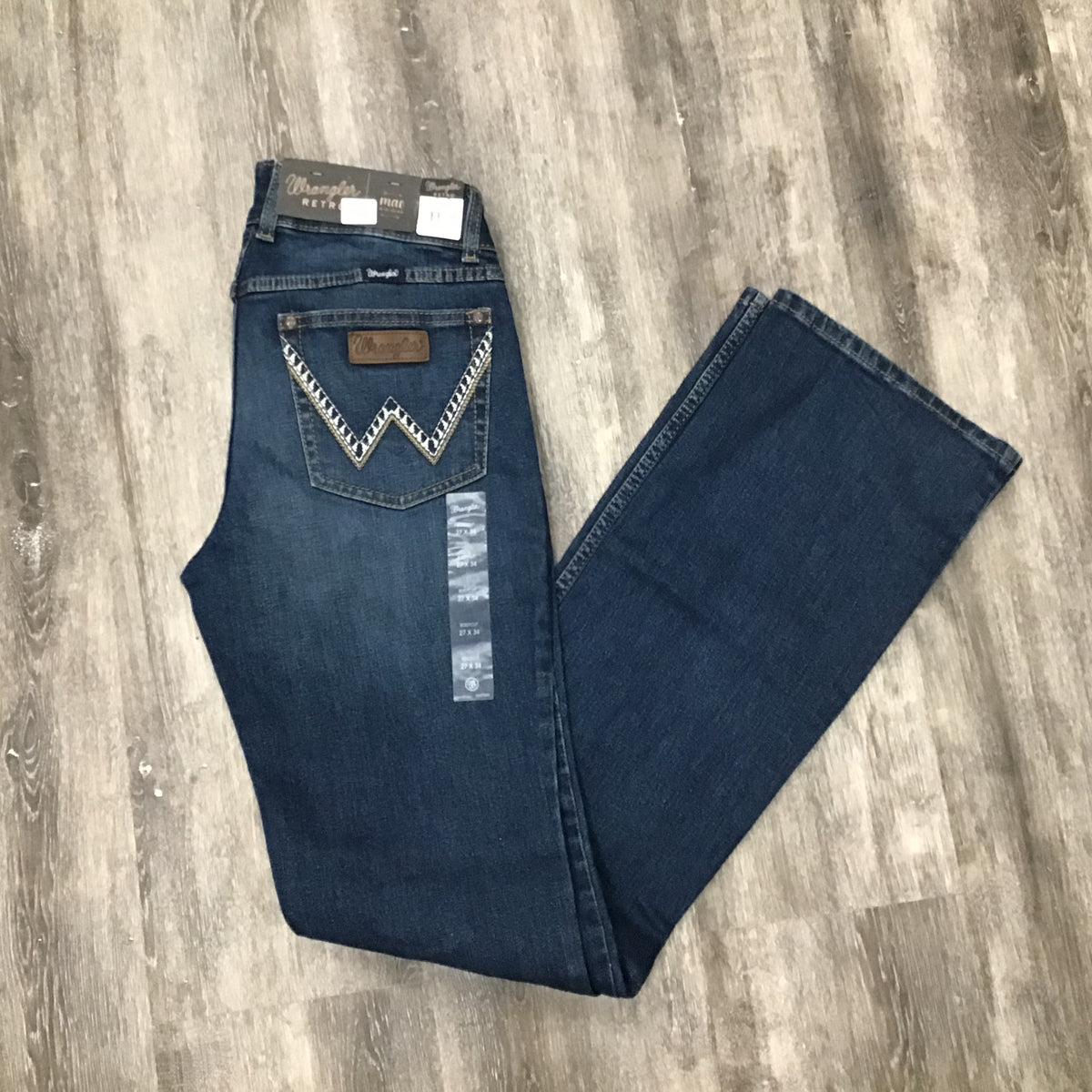 Wrangler “Mae” Mid Rise Bootcut Jeans