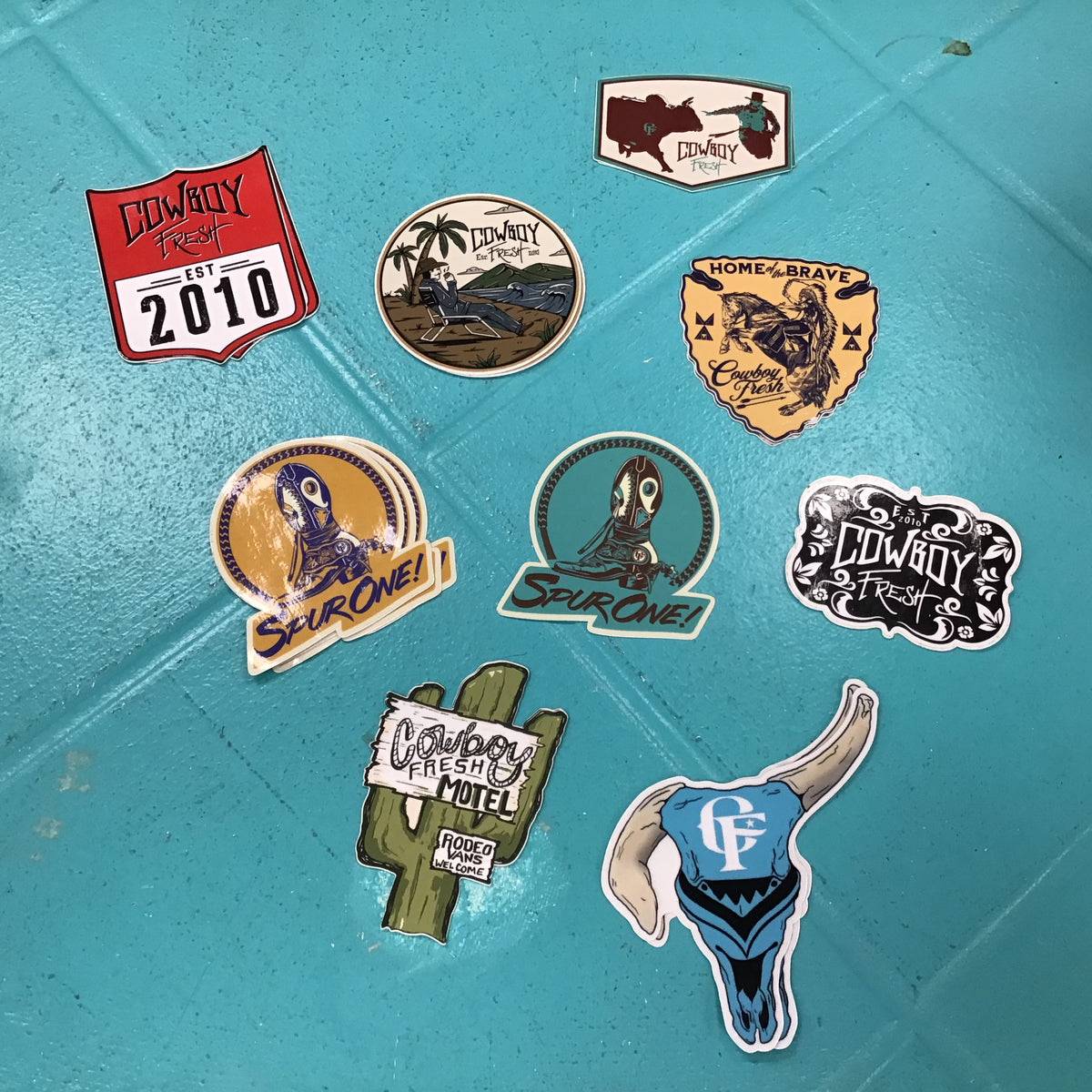 Cowboy Fresh Stickers – KickingCowgirlDesigns