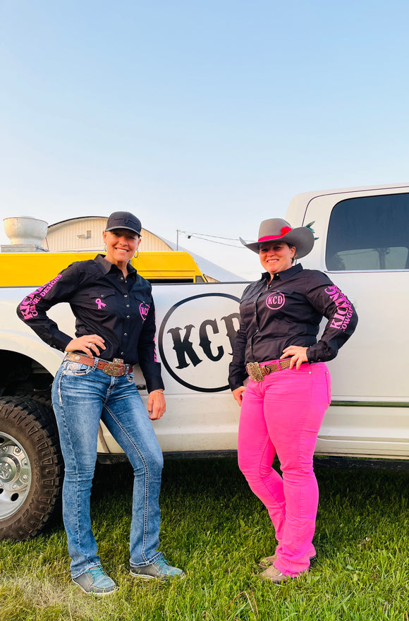 Wrangler  KCD Breast Cancer Rodeo Shirt