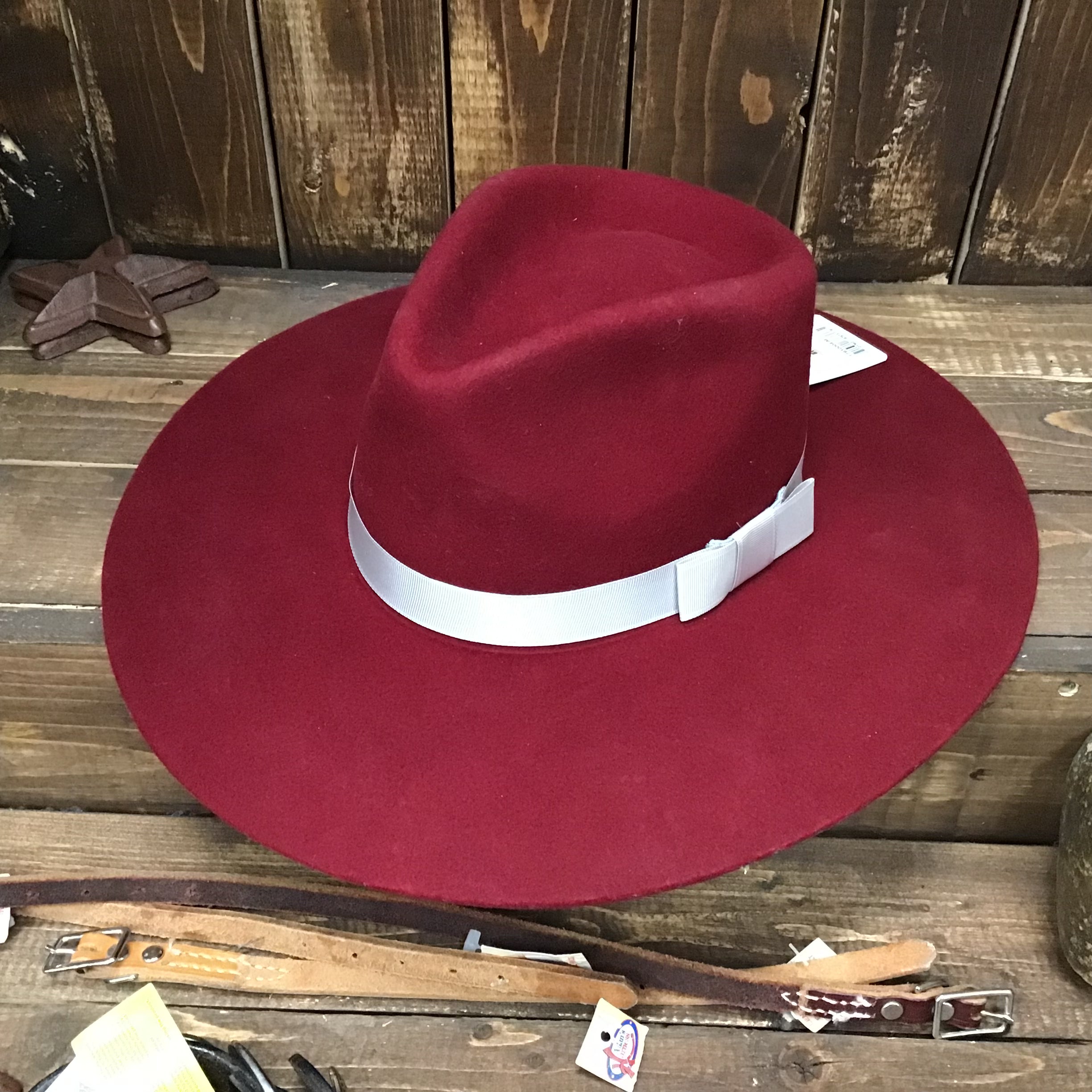 Twister Burgundy Felt Hat
