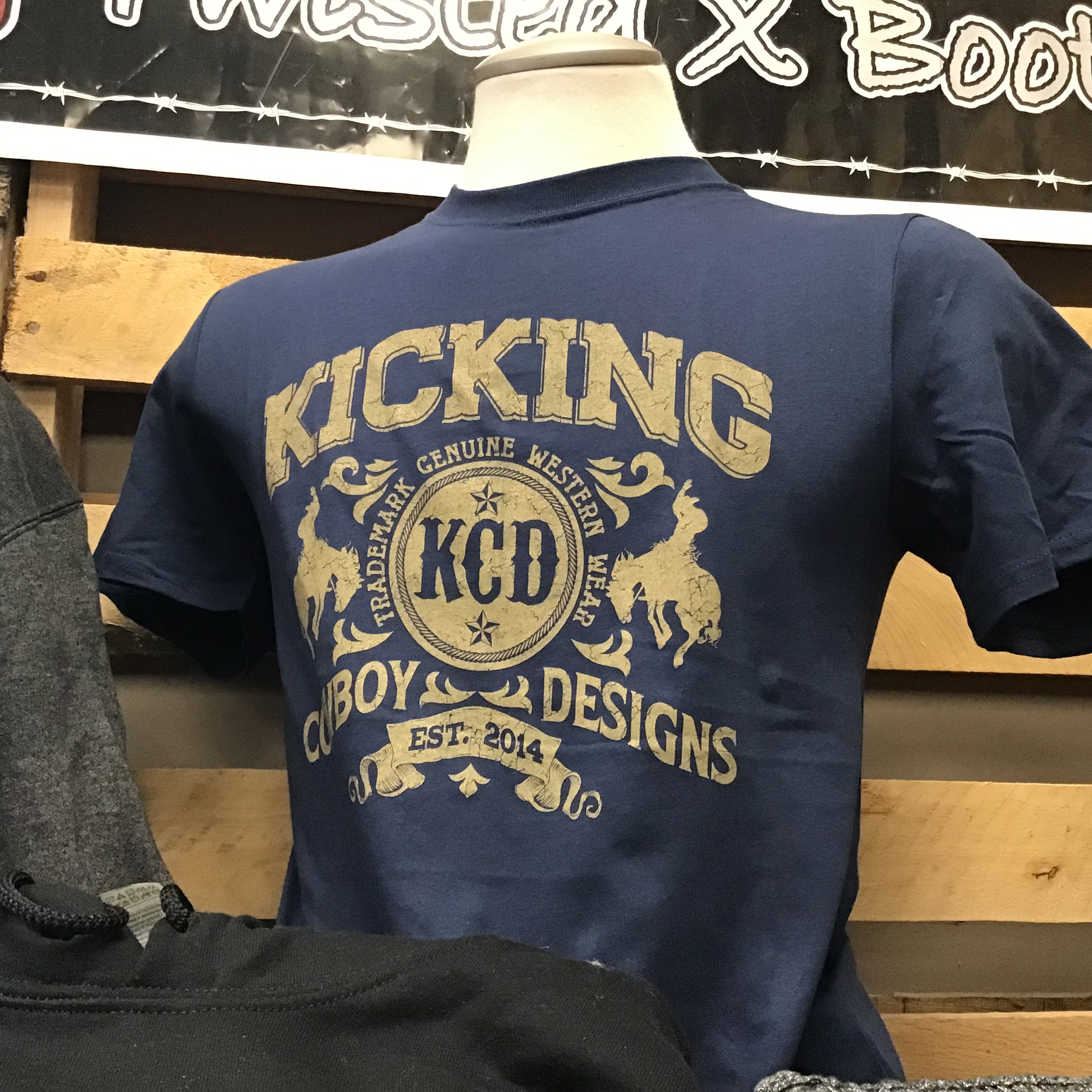 Men’s Navy Tee - Bronc