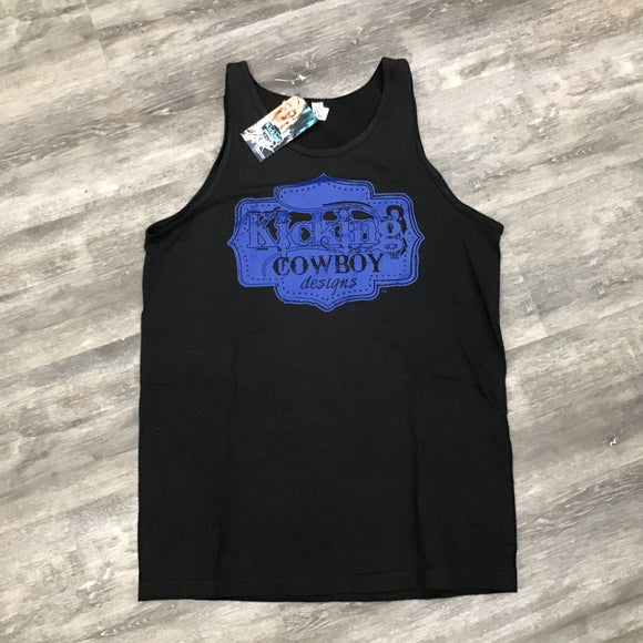 KCD Black Tank with Blue Logo