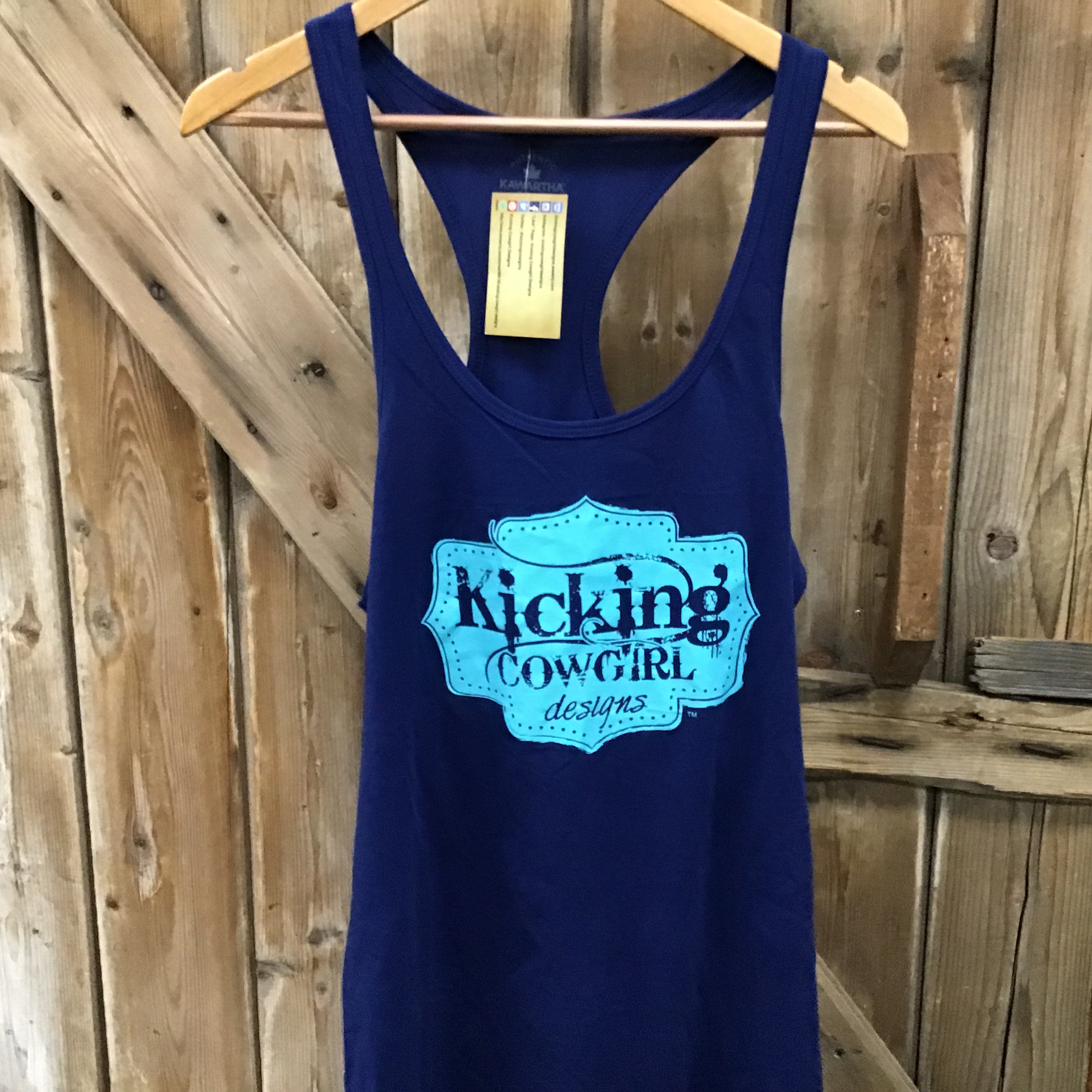 Women’s Tank - Buckle Cowgirl Turquoise