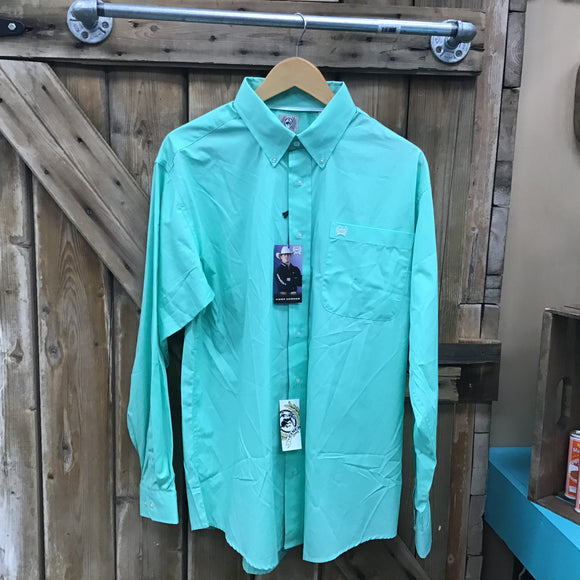 Cinch Men’s Rodeo Shirt - Mint Green
