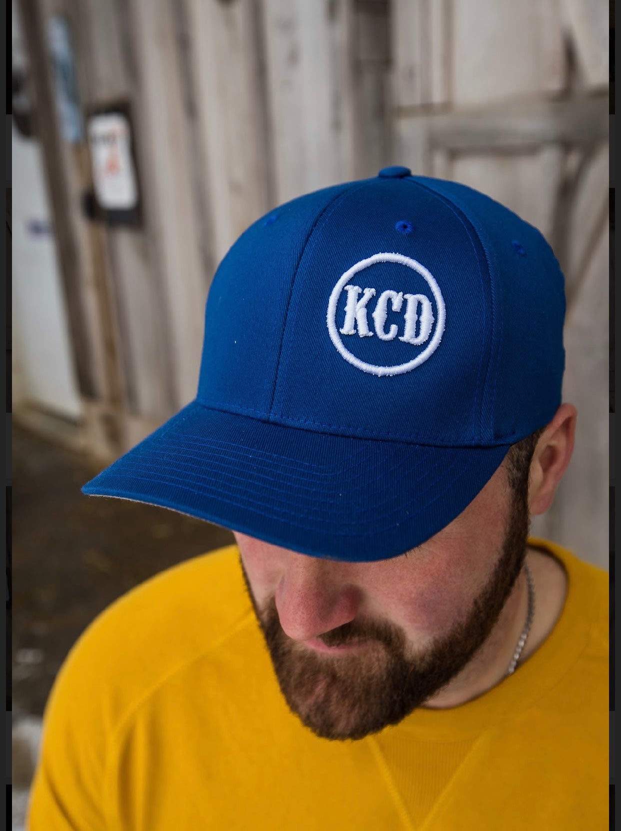 KCD Blue Hat - KCD White L/XL