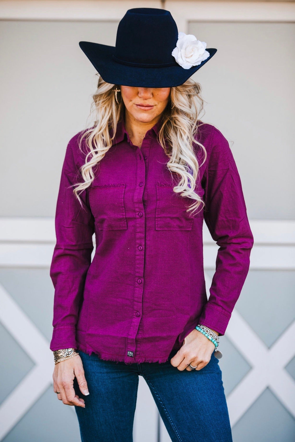 Kimes Dress Shirt Burgundy