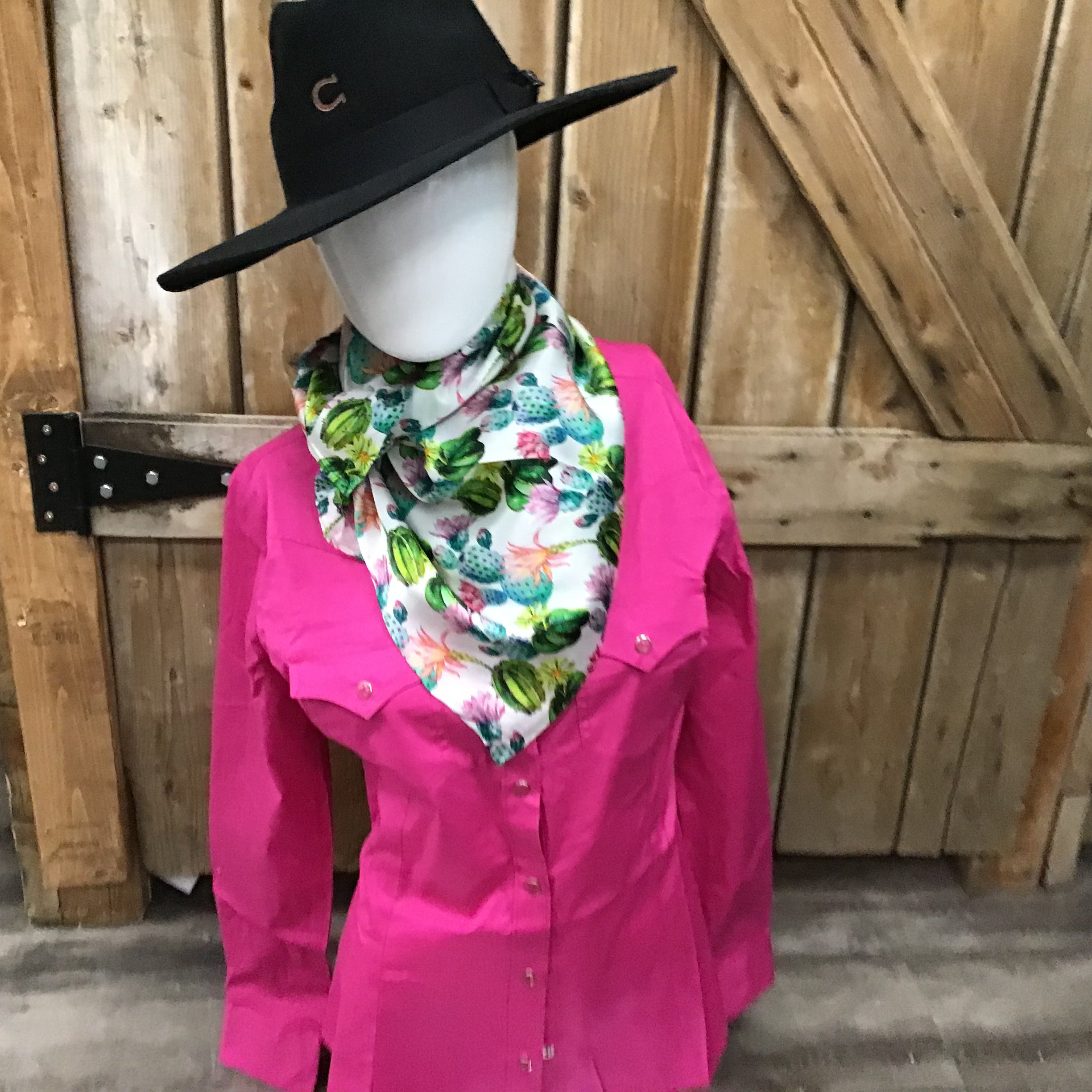 Cactus/White Wild Rags