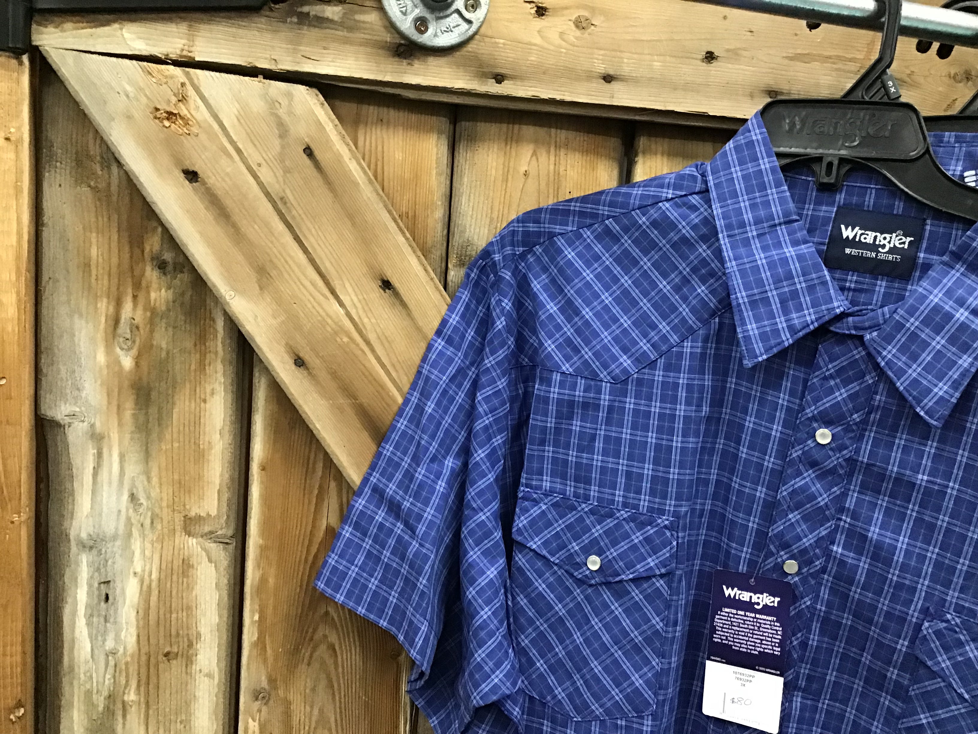 Wrangler Men’s Short Sleeved Rodeo Shirts 3X