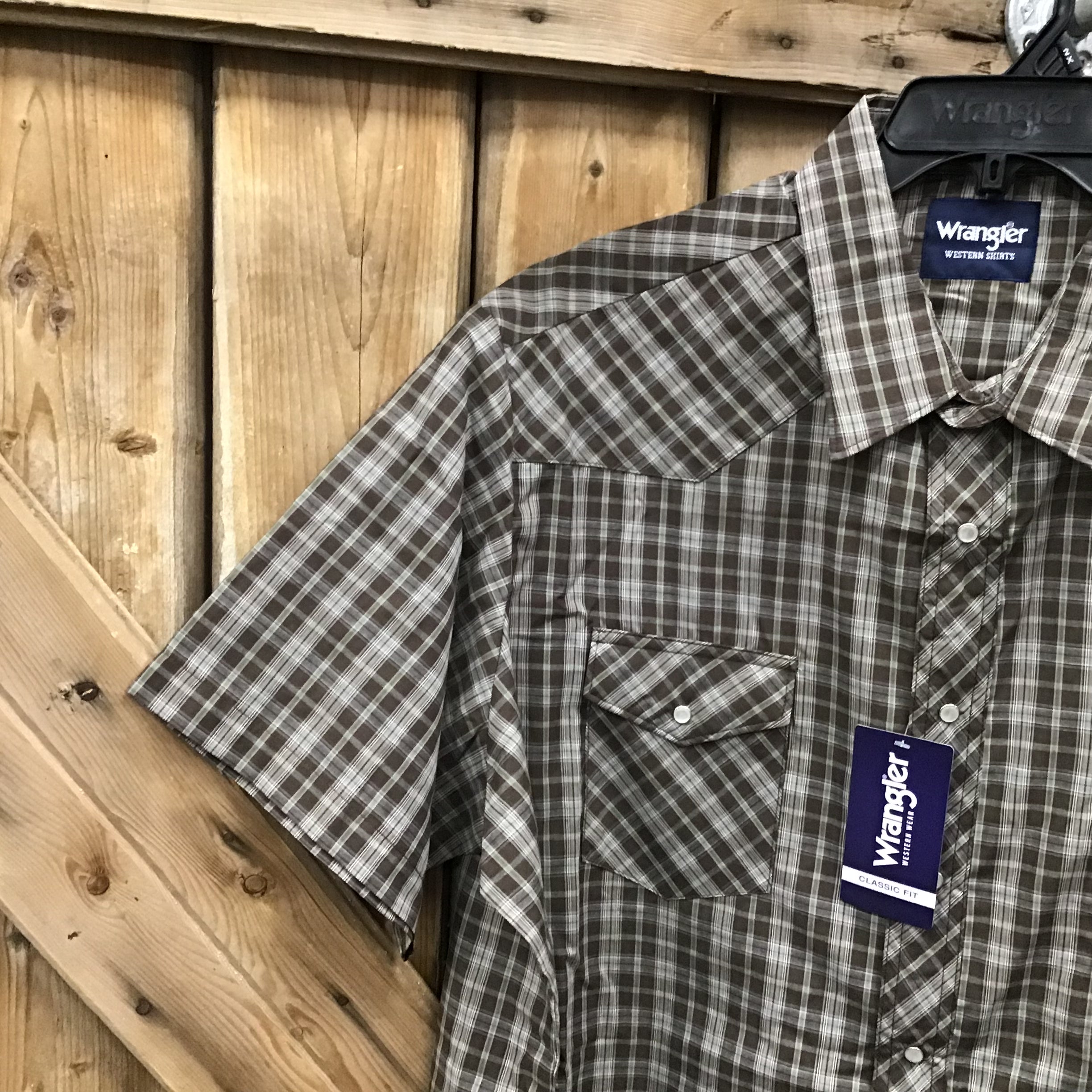 Wrangler Men’s Short Sleeved Rodeo Shirt 2X