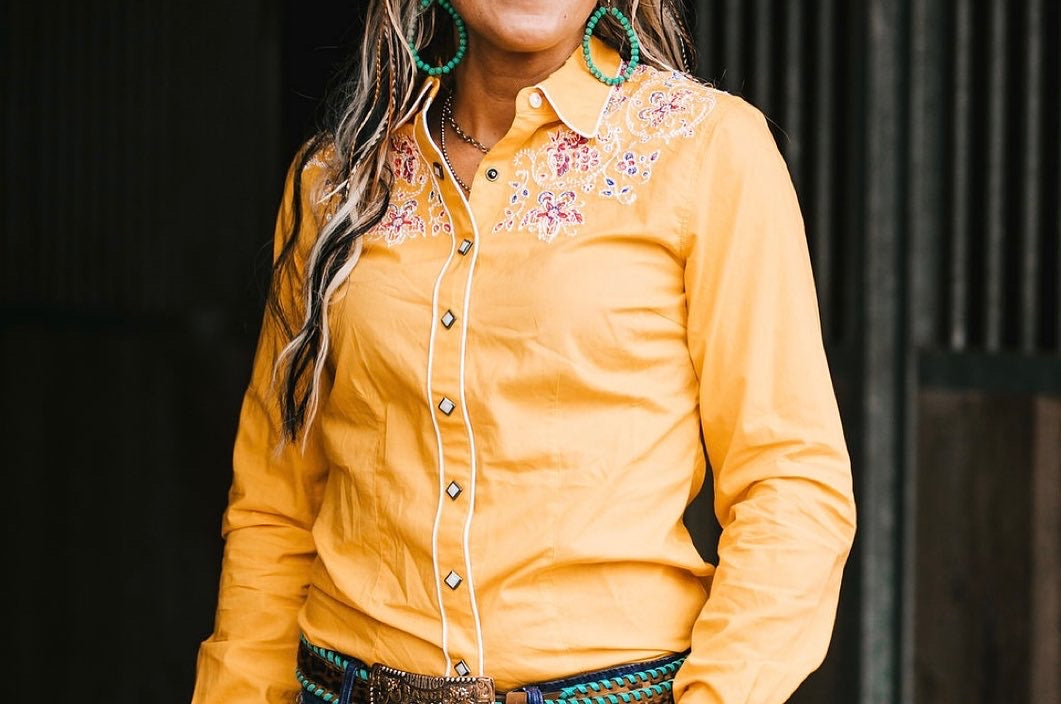 Cruel Girl Embroidery Rodeo Shirt