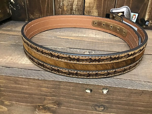 Nocona Men's Brown Leather Belt