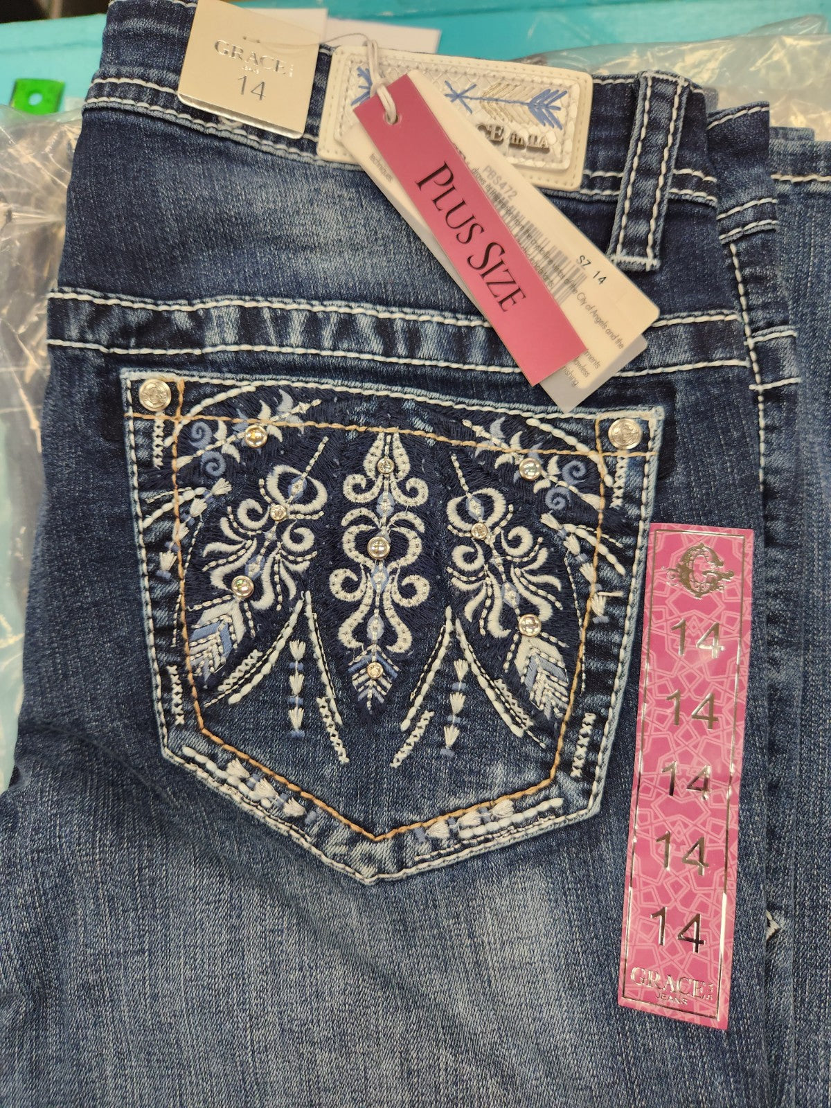 Grace Women's Plus Size Bootcut Jeans