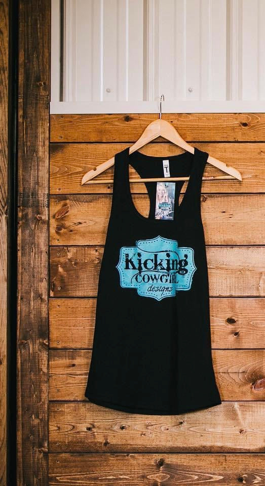 Women’s Tank - Buckle Cowgirl Turquoise