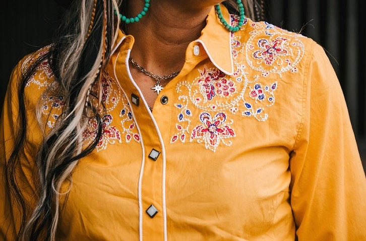 Cruel Girl Embroidery Rodeo Shirt