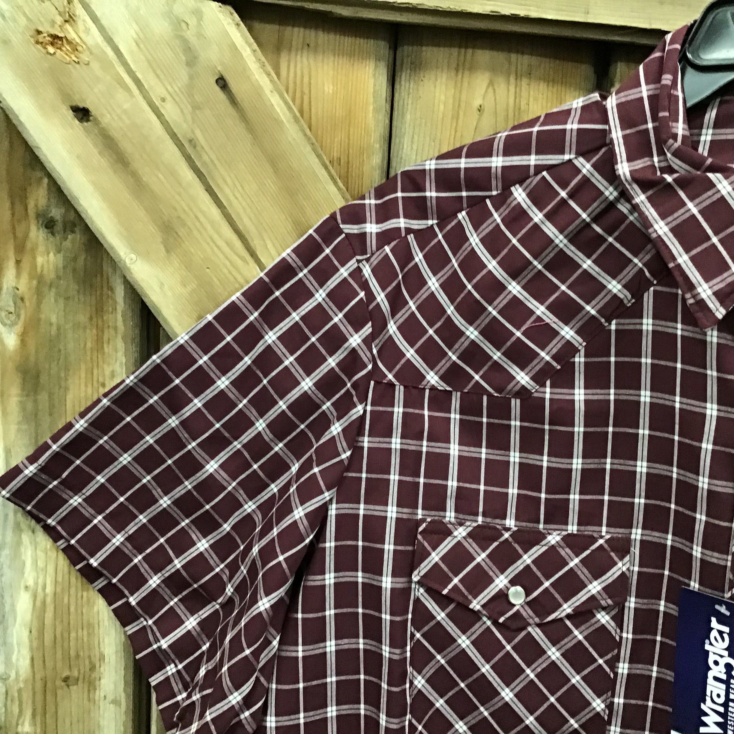 Wrangler Men’s Short Sleeved Rodeo Shirt 1X