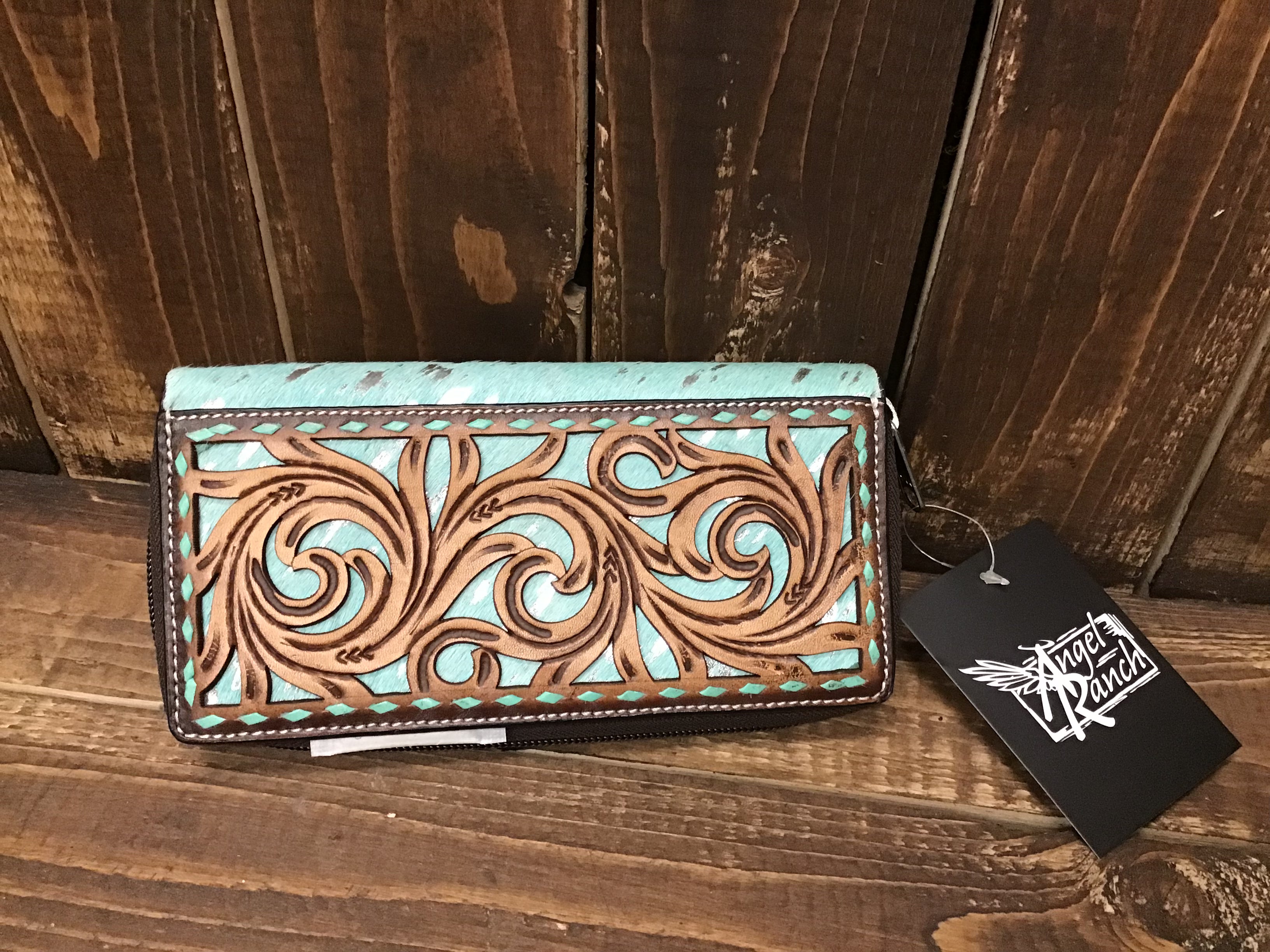 Angel Ranch Acid Wash Wallet
