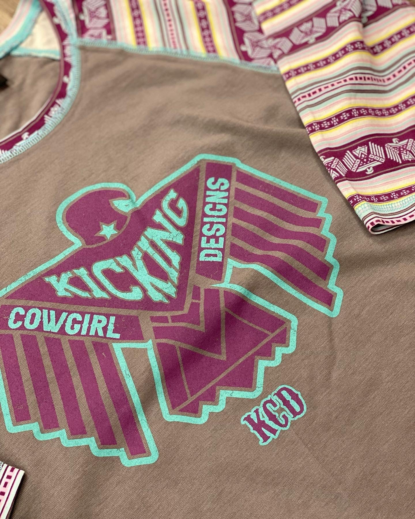 Women’s 3/4 Sleeve Tee - “Thunderbird”