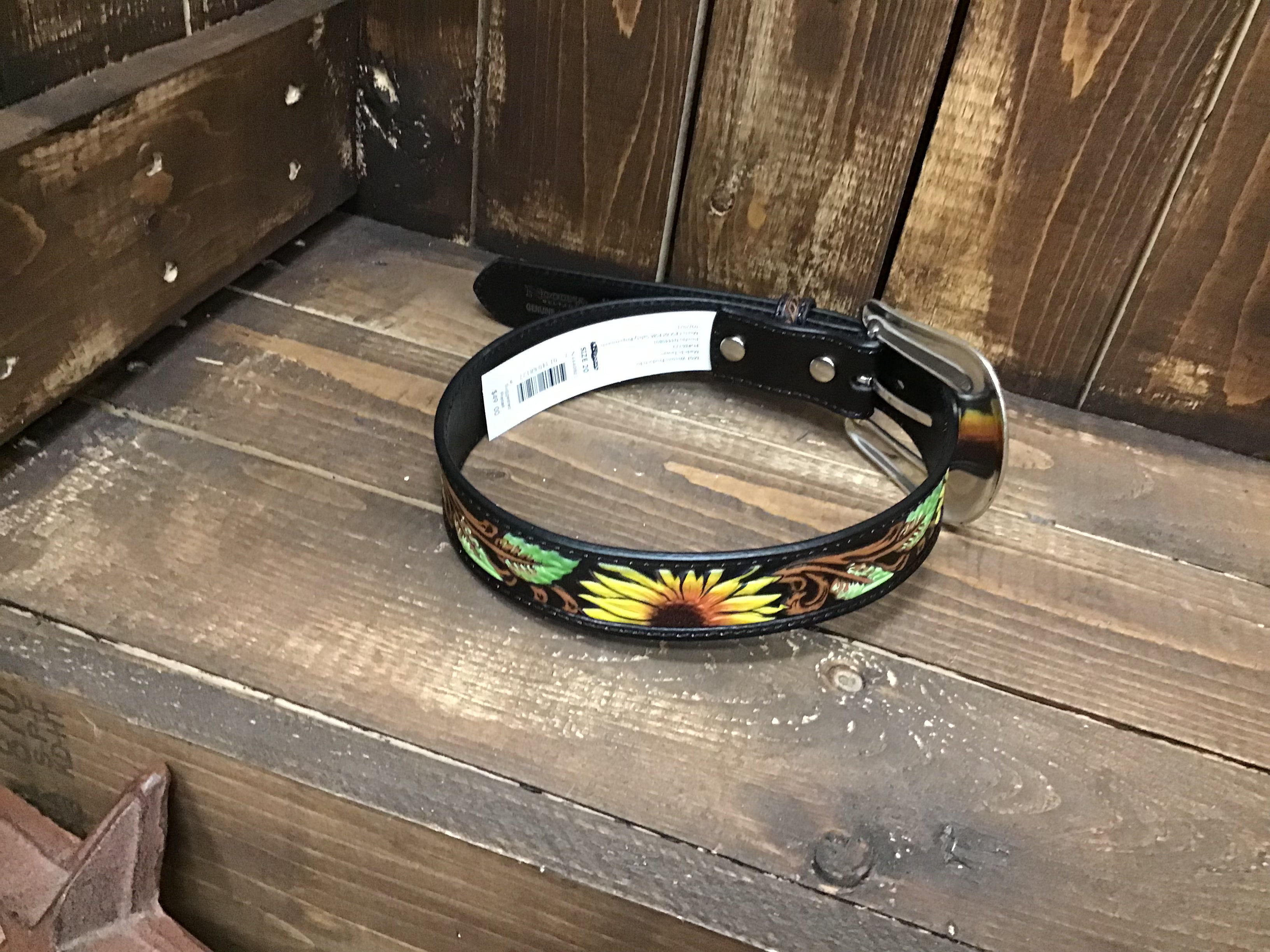 Nocona Kids Sunflower Belt