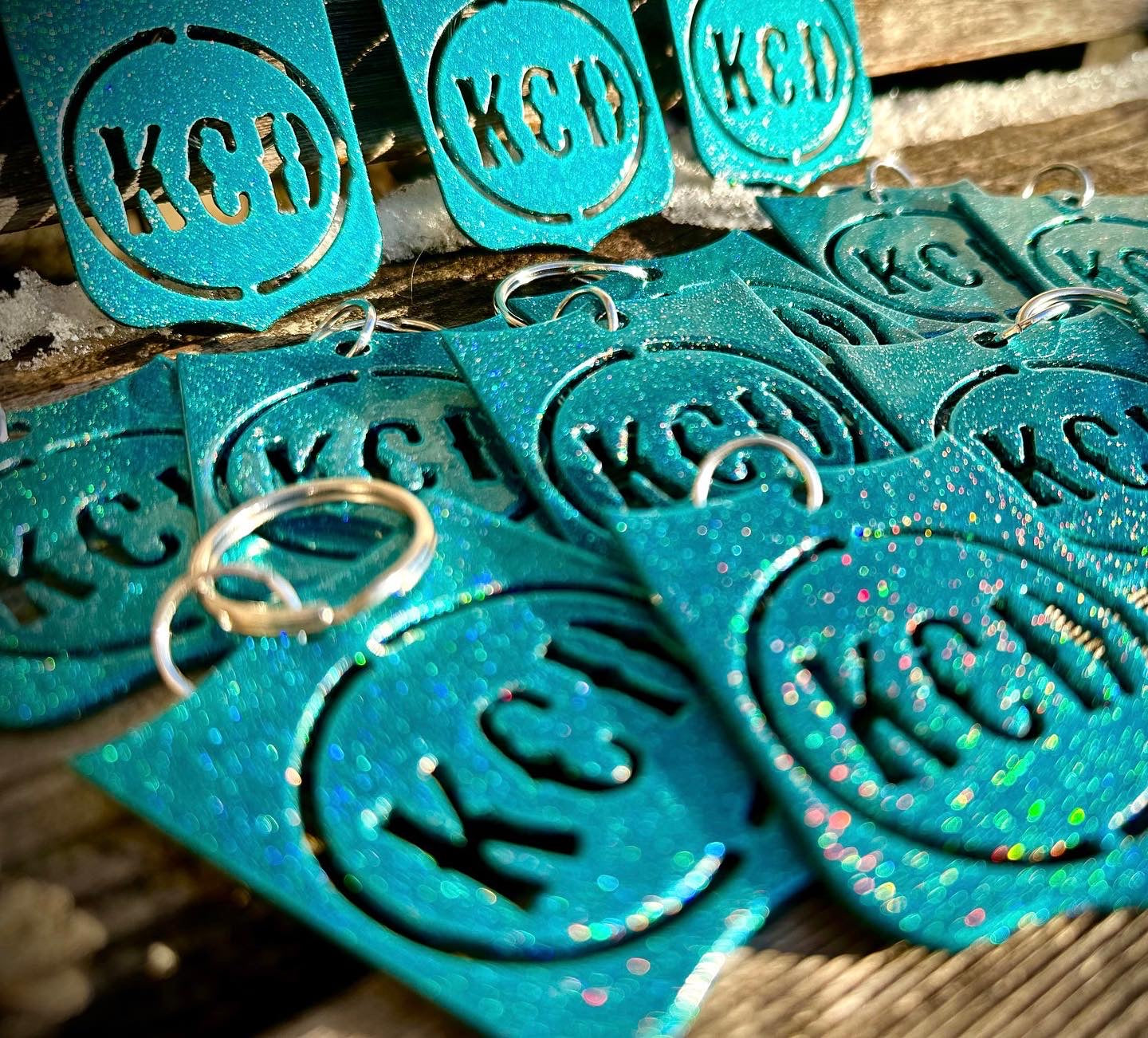 KCD Sparkle Metal Key Chain