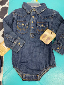 Wrangler Onesie - Dark Denim