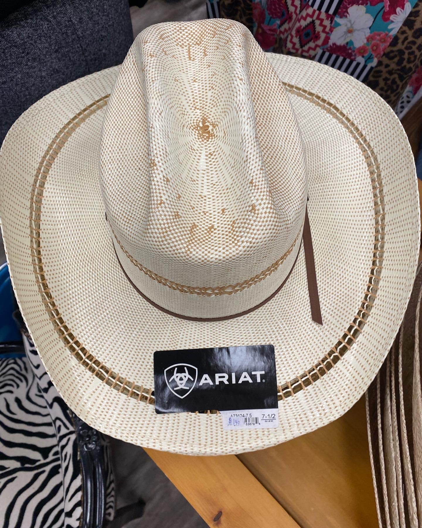 Ariat Straw Cowboy Hat