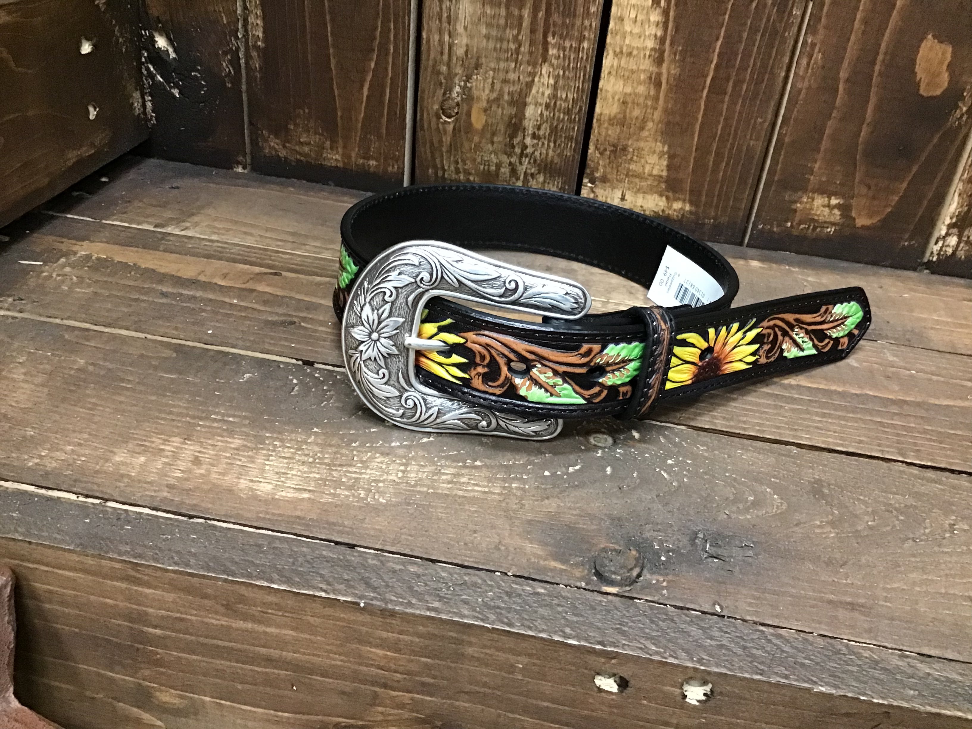 Nocona Kids Sunflower Belt