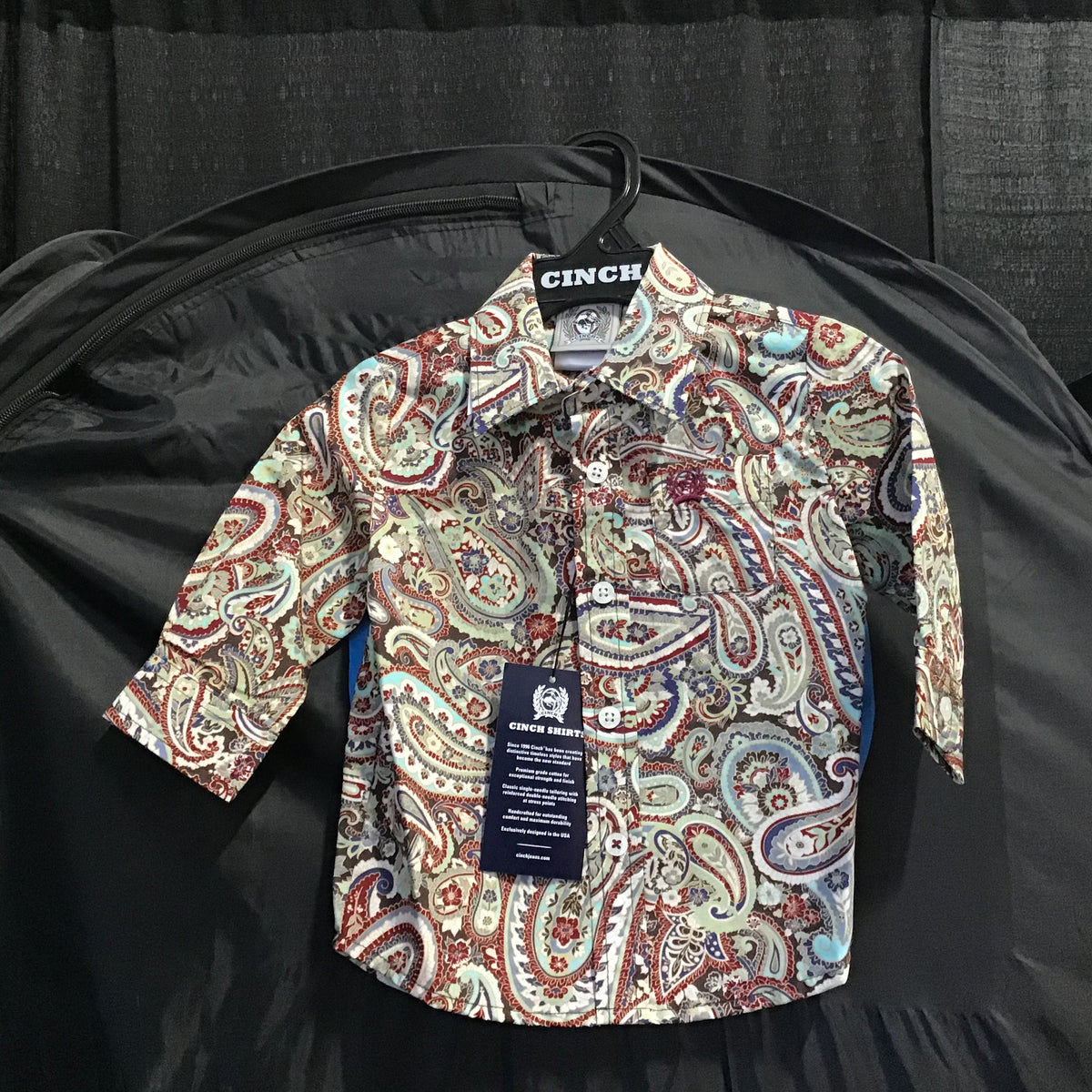 Cinch Boys Paisley Rodeo Shirt