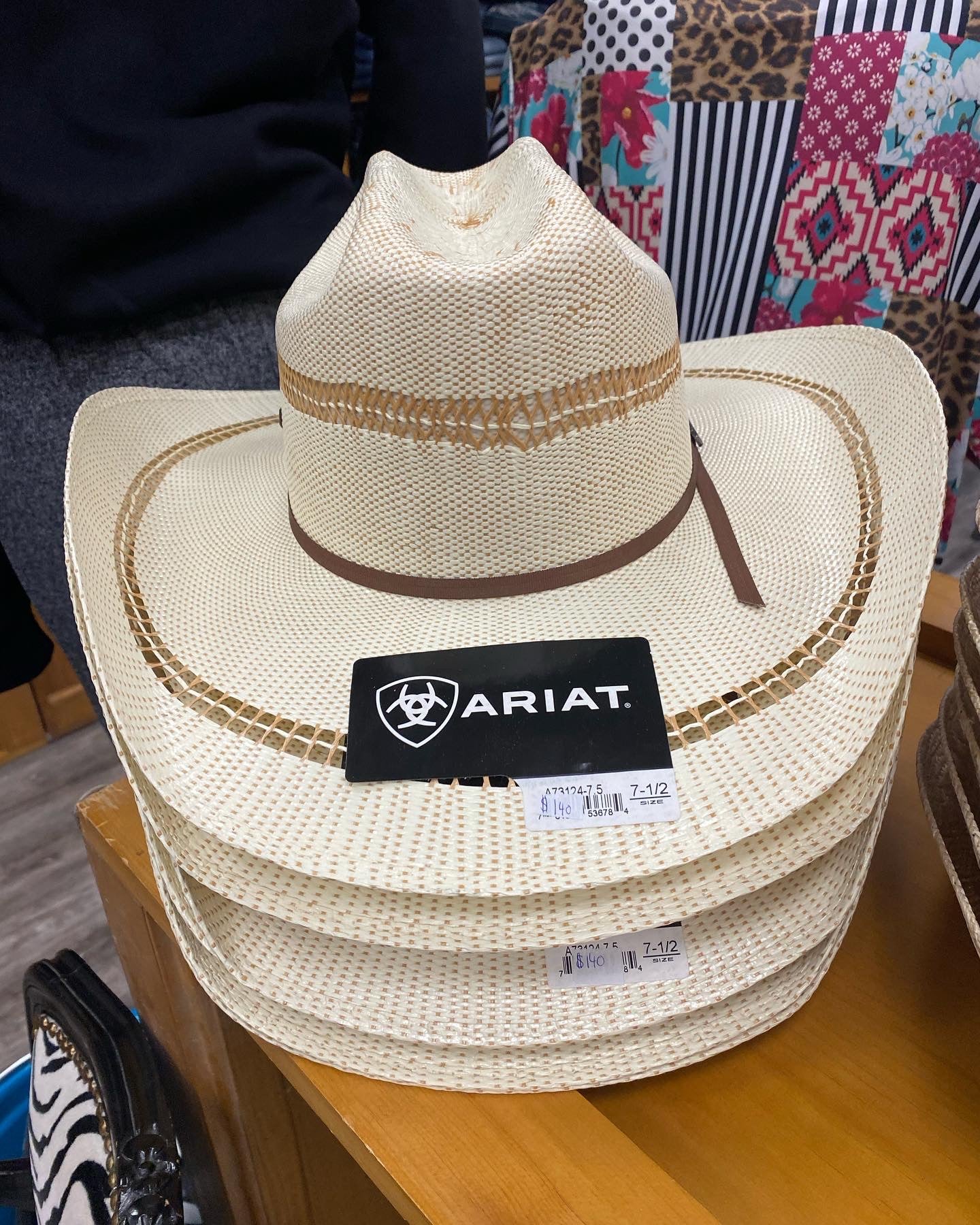 Ariat Straw Cowboy Hat