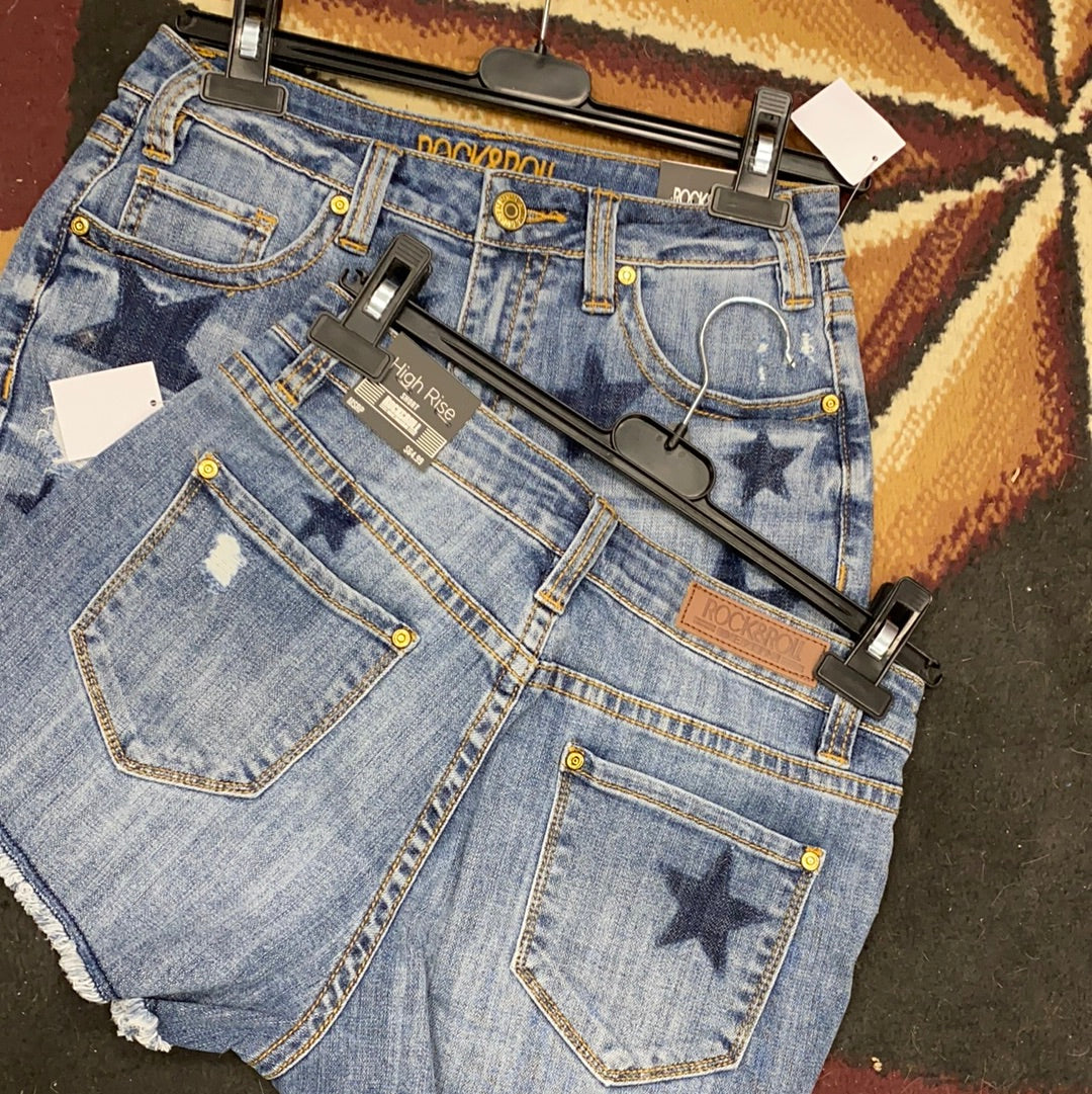 Rock & Roll Women's Star Shorts
