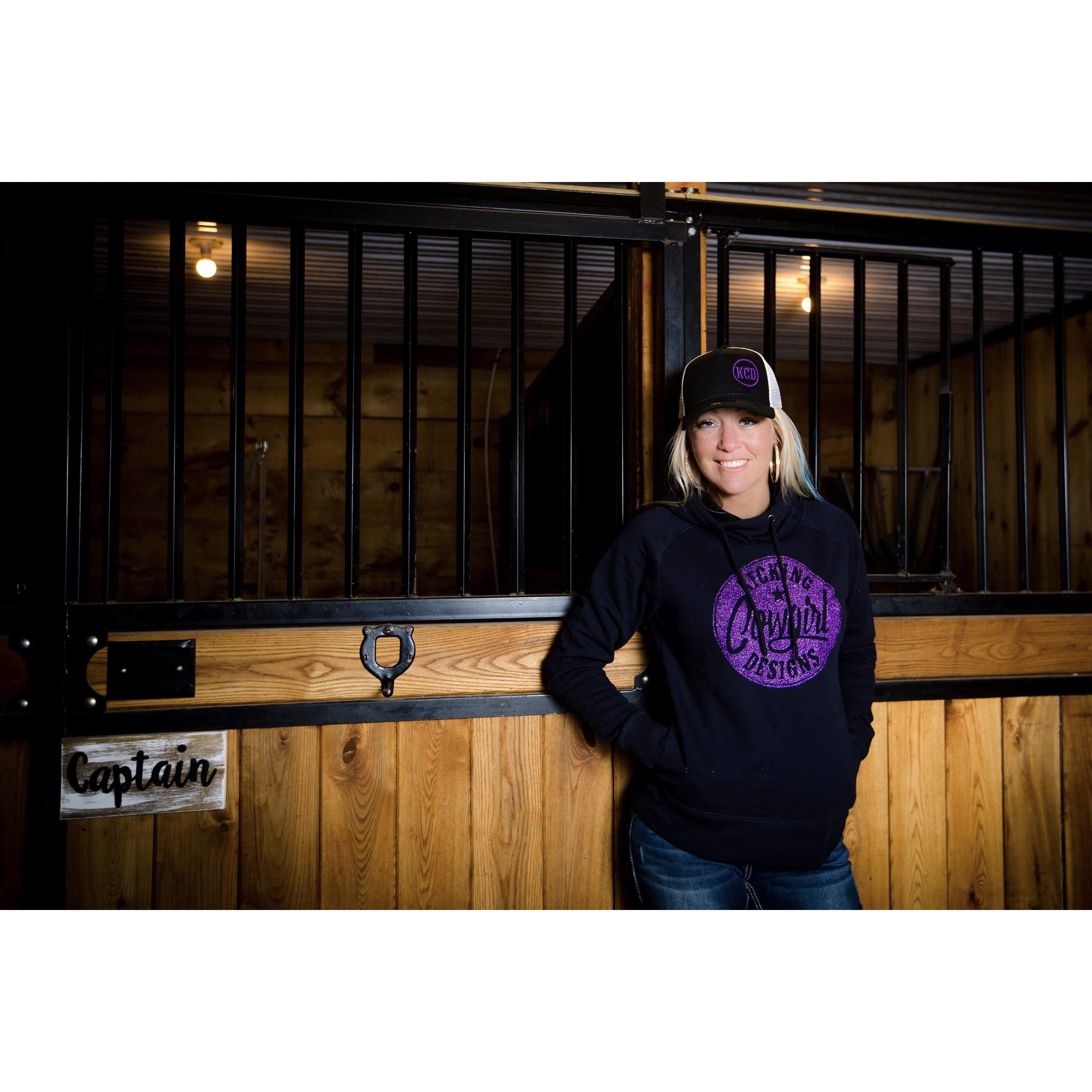 KCD Nicky Logo Hat - Black/Purple